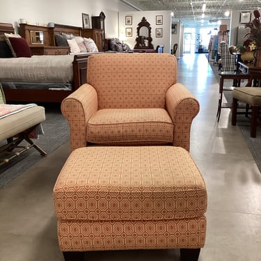 Coral Armchair &amp; Ottoman