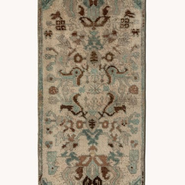 Vintage Turkish Mini Rug No. 600 | 1'5 x 3'6