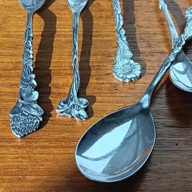 Dutch Silverplate Demitasse Spoons 