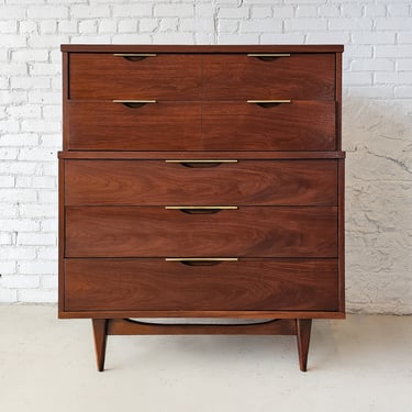 Kent Coffey 5 Drawer Highboy Chest