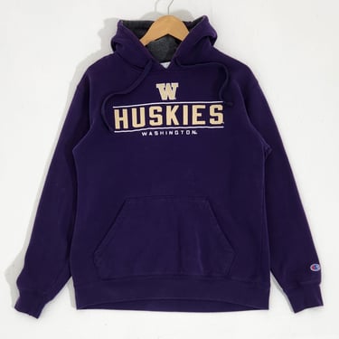 Vintage UW Huskies Purple Champion Hoodie Sz. M