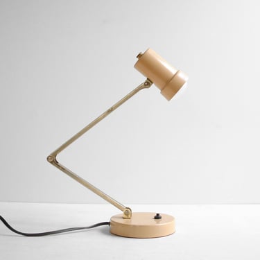 Vintage Tensor Desk Lamp with Adjustable Neck in Beige 
