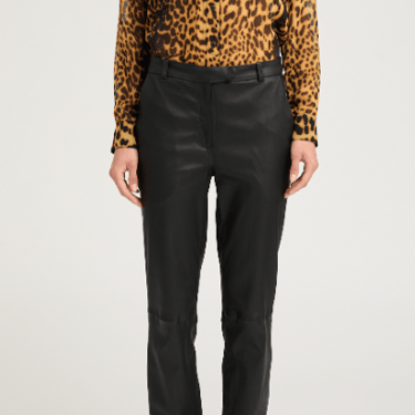 Sophia Cigarette Leather Trousers