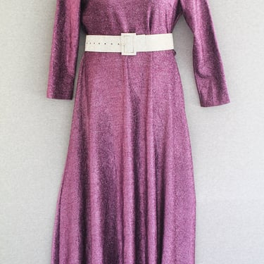 Purple - Sparkle Metallic - Party Gown - by ENDERON - Estimated size 