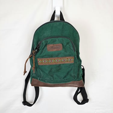 Vintage 90s Green Eastpak Mini Backpack 