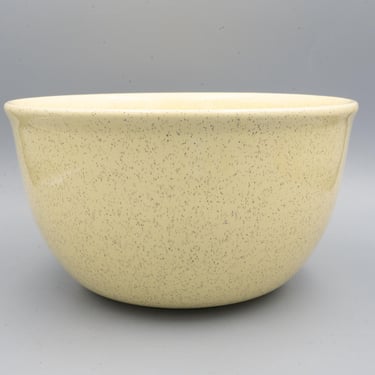 Bauer Mixing Bowl 12, Monterey Moderne Yellow | Vintage California Pottery Mid-century Modern Kitchenware 
