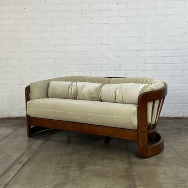 Post Modern Oak Sofa by Howard Furniture 