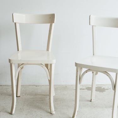 Pair of Painted Bistro Chairs