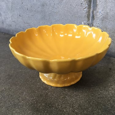 Catalina Yellow Ruffle Bowl