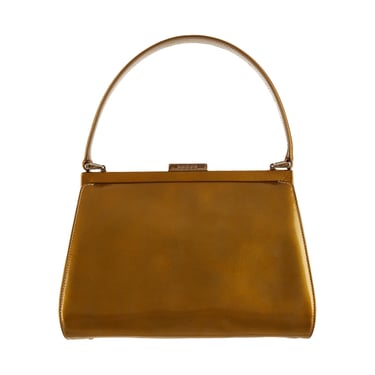 Gucci Gold Patent Shoulder Bag
