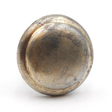 Vintage 1.25 in. Brass Concentric Round Drawer Cabinet Knob