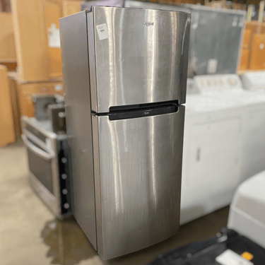 Whirlpool 10.7 Cu. Ft. Stainless Steel Top-Freezer Refrigerator WRT111SFDM04