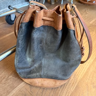 Authentic Vintage Coach Bag Leather Bucket Bags 