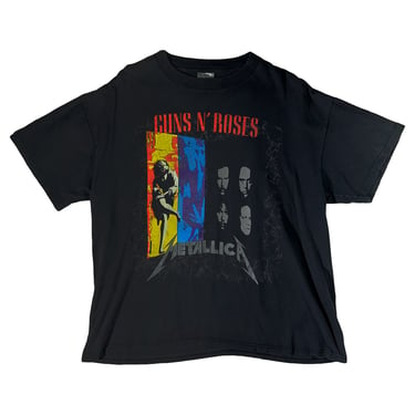 Vintage Metallica &amp; Guns N Roses T-Shirt Tour 1992 EPIC RARE Original Brockum Tag