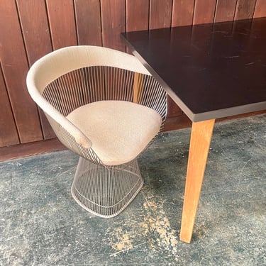 Vintage 1970s Platner Knoll Armchair Vanity / Dining Chair 