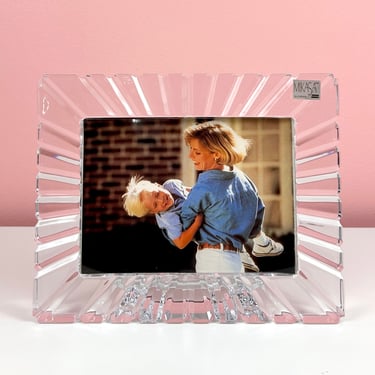 Faceted Crystal Mikasa Frame for 5x7 Photo 