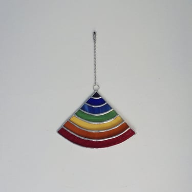 Rainbow Suncatcher - stained glass - proceeds to charity - eco friendly 