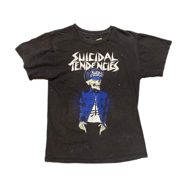 (S) Black Suicidal Tendencies Band T-Shirt 081122 JF