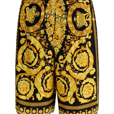 Versace Men Silk Shorts
