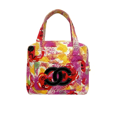 Chanel Floral Mini Logo Shoulder Bag