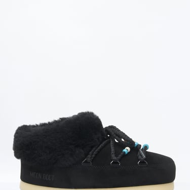 Moon Boot Women Beads Suede Mules