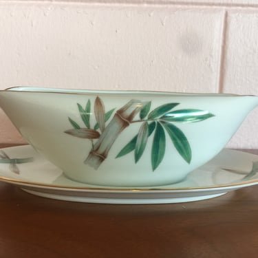 Vintage 1950s Mid Century Modern Gravy Boat Canton by NORITAKE 