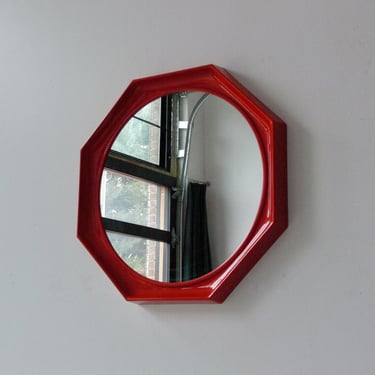 Kartell Style Octagon Plastic Wall Mirror 