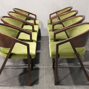 Peter Shelton and Lee Mindel Set of Eight 'Shelton Mindel" Dining Chairs