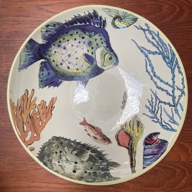 Large Fish Serving Bowl | Williams-Sonoma 2012 Poisson Collection | discontinued 