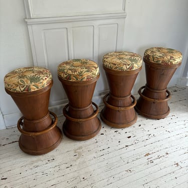 Super Fun Vintage Bamboo Bar Stool