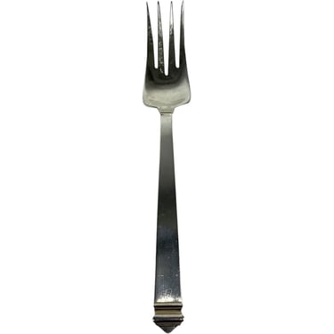 Vintage American Tiffany & Co. Sterling Silver Hampton Pattern Flatware Meat Fork 