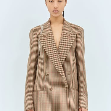 Dries Van Noten Women Crystal Embellished Wool Blazer