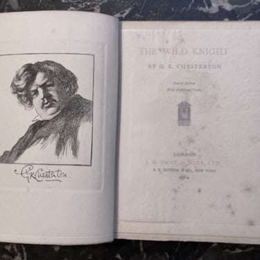 Wild Knight G K Chesterton Book of Poetry 