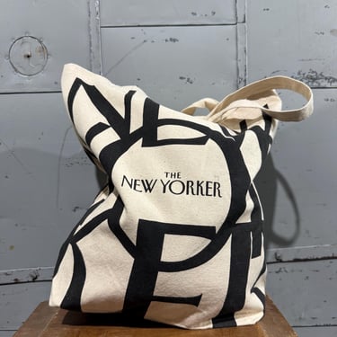 Vintage 90’s  the new yorker magazine art Cotton Tote Bag 