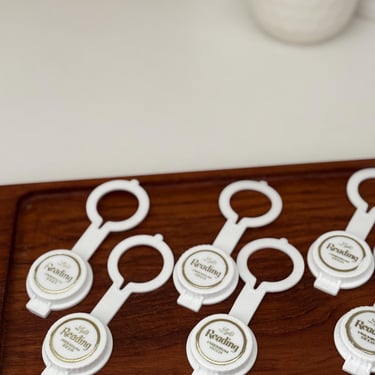 Vintage Light Reading Premium Beer Resealable Plastic Bottle Cap - SOLD INDIVIDUALLY 