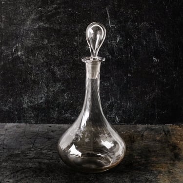 Optic Glass Liquor Decanter