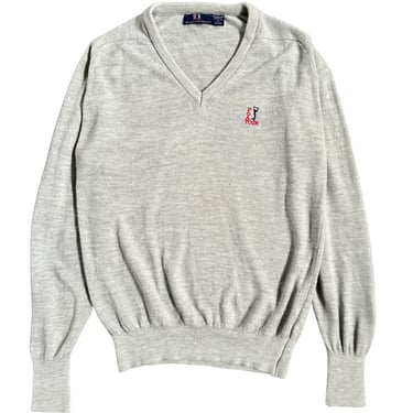 Vintage PGA Tour Grandpa Sweater - Gray (L)