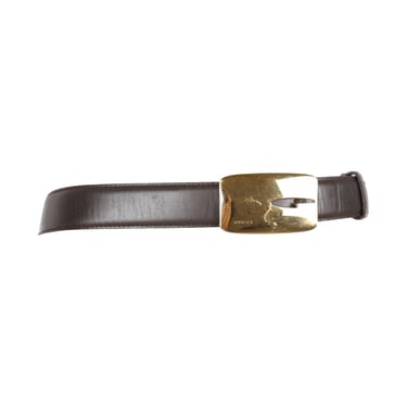 Gucci Brown G Logo Belt