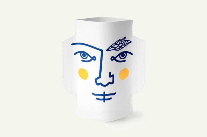 Janus Paper Vase 