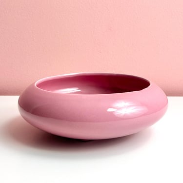 Low Round Pink Vase / Catchall 