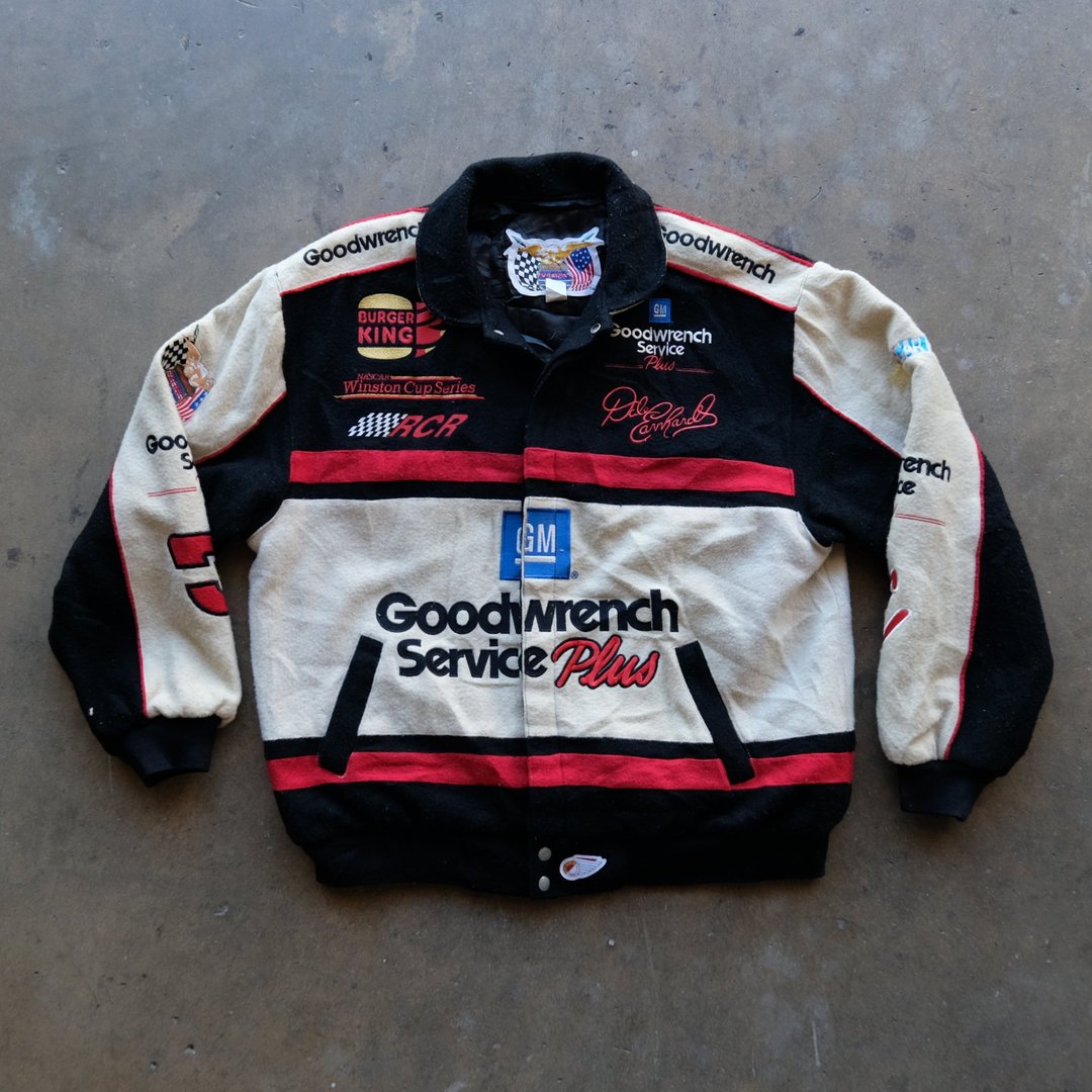 Vintage Dale Earnhardt Goodwrench NASCAR Jacket | The Clothing ...