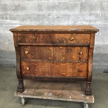 Antique Tiger Oak Dresser (Seattle)