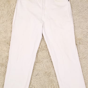 1980's 34W orange tab levi's white jeans