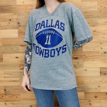 80's Dallas Cowboys Football Jersey Style #11 Tee Shirt T-Shirt 