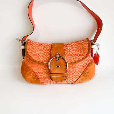 Coach Y2K Orange Creamsicle Shoulder Bag