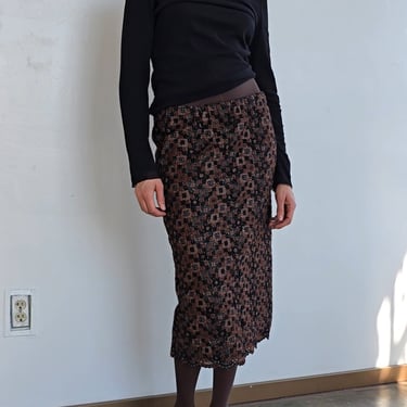 Comme des Garcons Floral Knit Skirt (S)