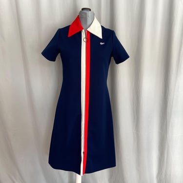 70s LACOSTE Dress Mod Mini Dress White Tennis | Shop Exile - Tucson, AZ |  ATTIC