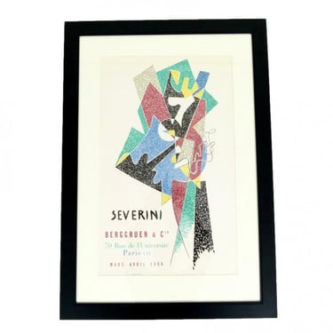 1956 Gino Severini Gallery Poster