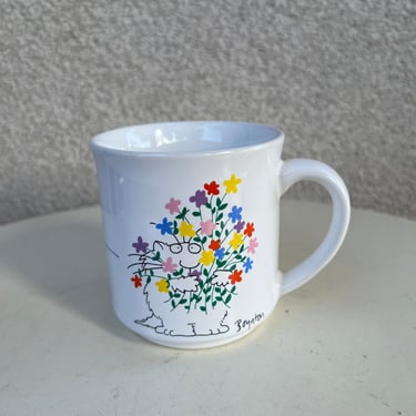 Vintage coffee mug kitsch Wishing you all the best cat theme by Recycled Paper Products Sandra Boynton 