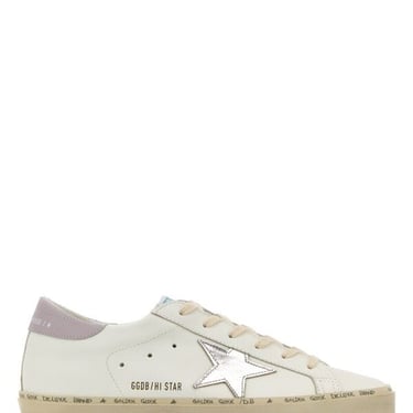 Golden Goose Deluxe Brand Women White Hi Star Sneakers